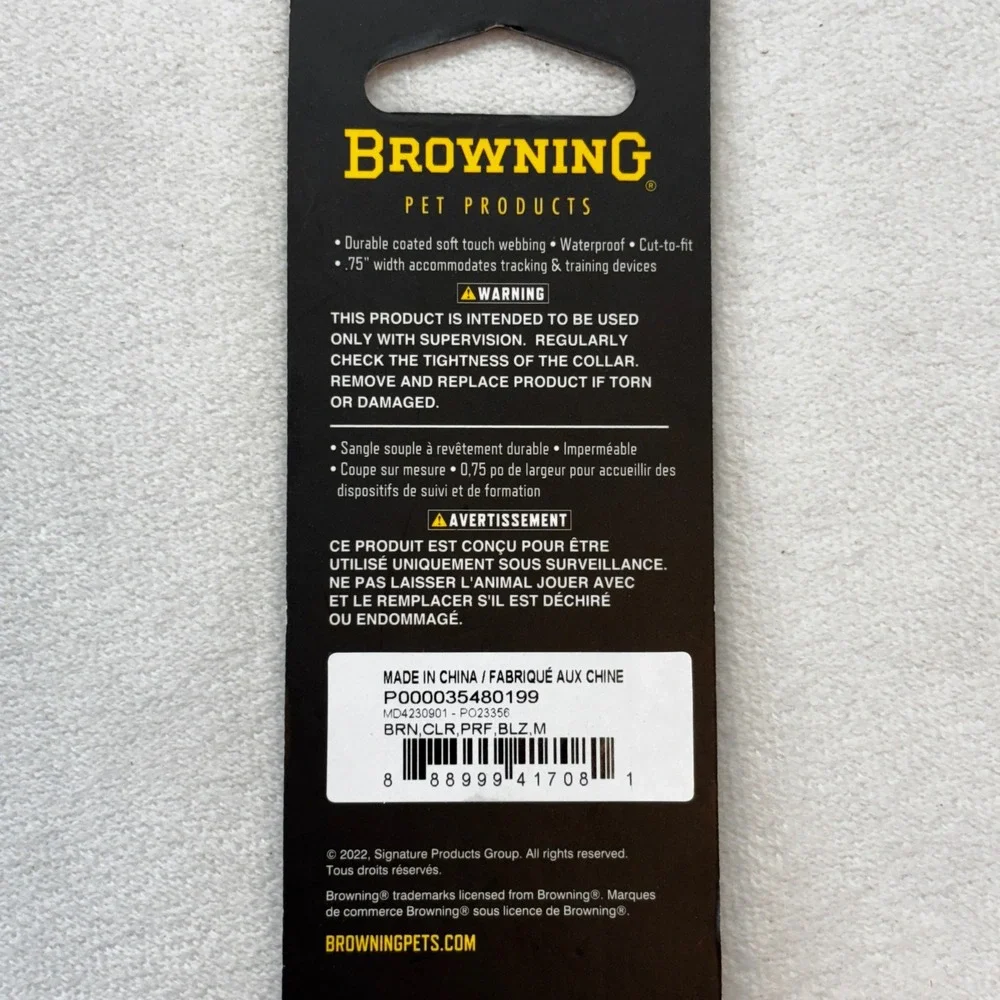 Browning performance dog